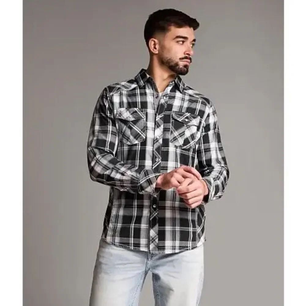 ✨BKE Athletic Fit Plaid Button Down Sz XXL Shirt✨